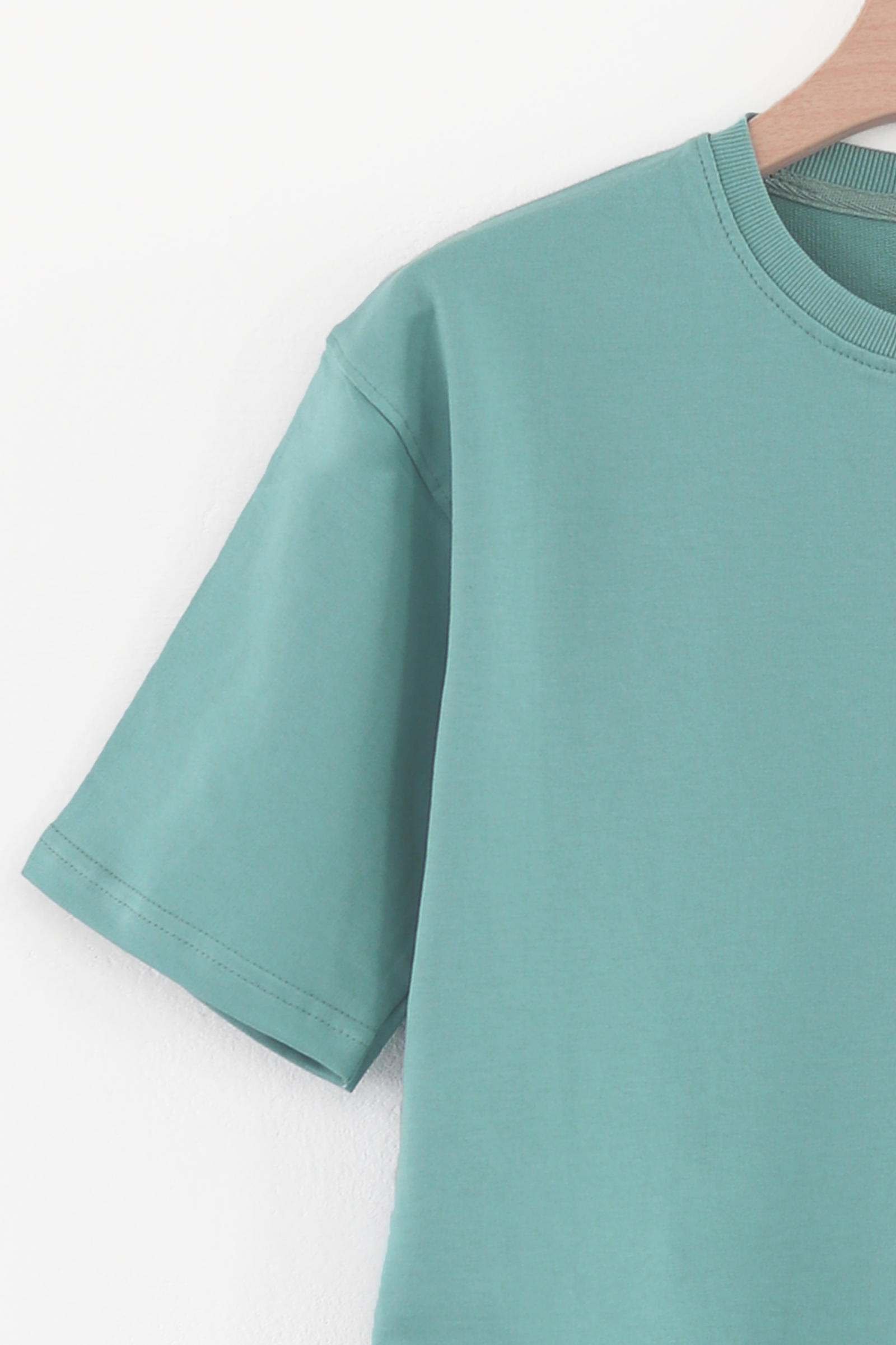 Oversized Unisex - French Terry Cotton(Pista Green)